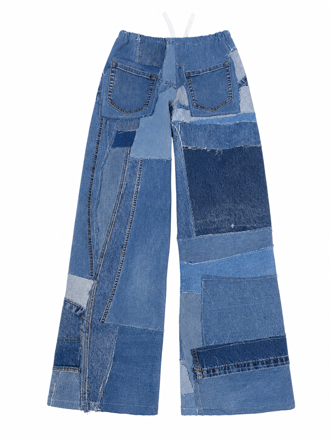 Pantalón parches zigzag