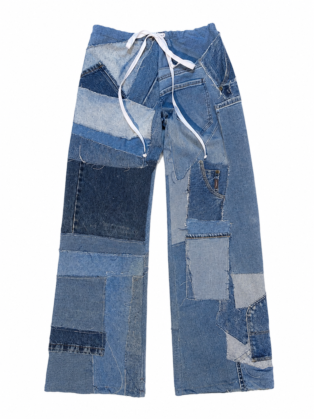 Pantalón parches zigzag