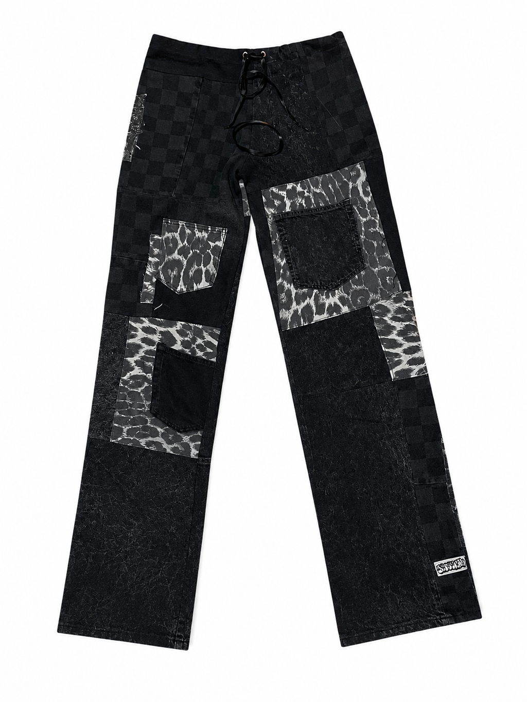 Pantalon/buzo print ajustable  con cordon M/L