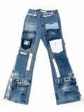 Pantalón flare upcycling