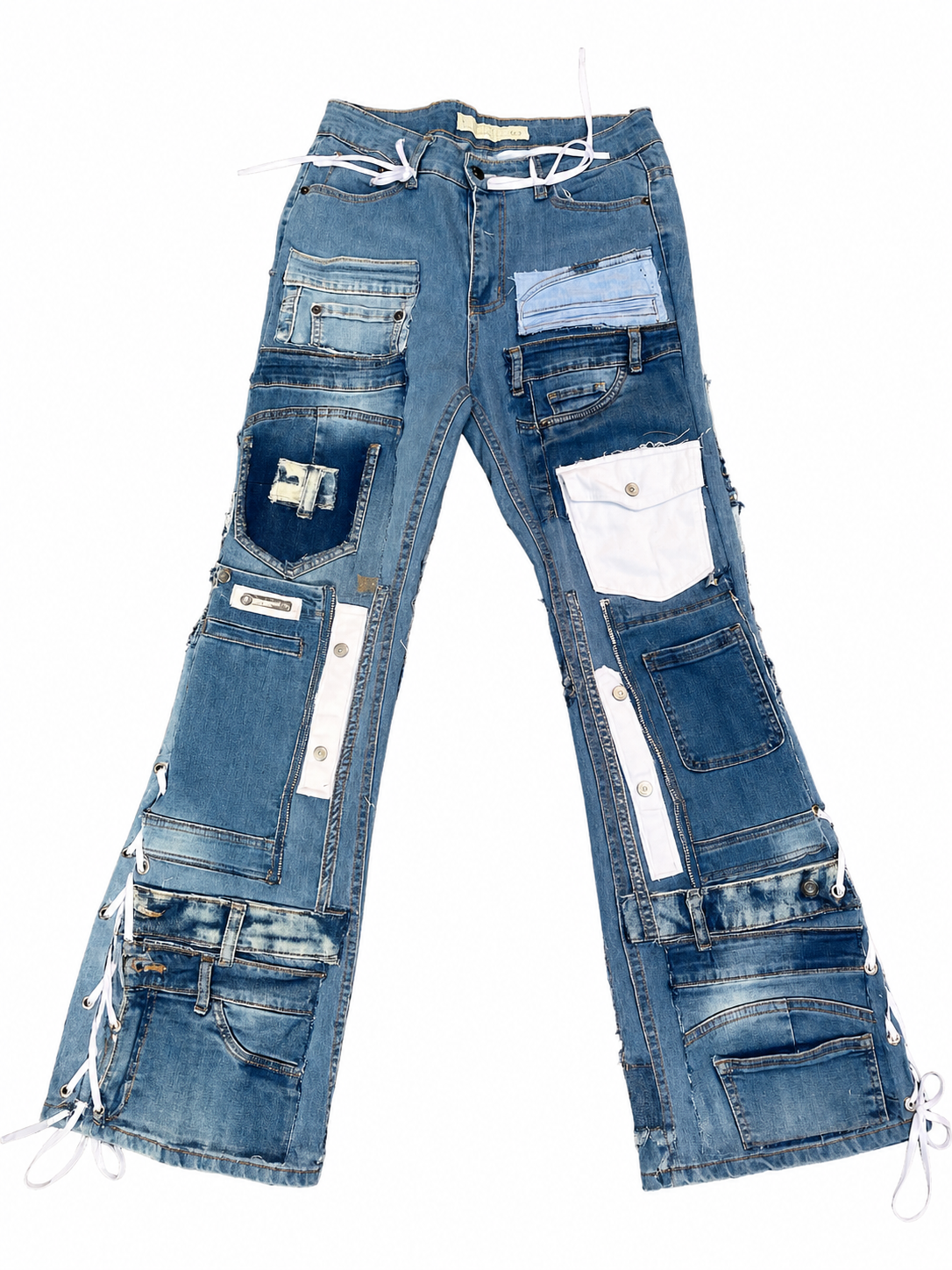 Pantalón flare upcycling