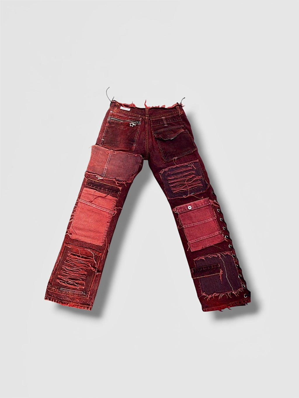 pantalon ojetillos patchwork